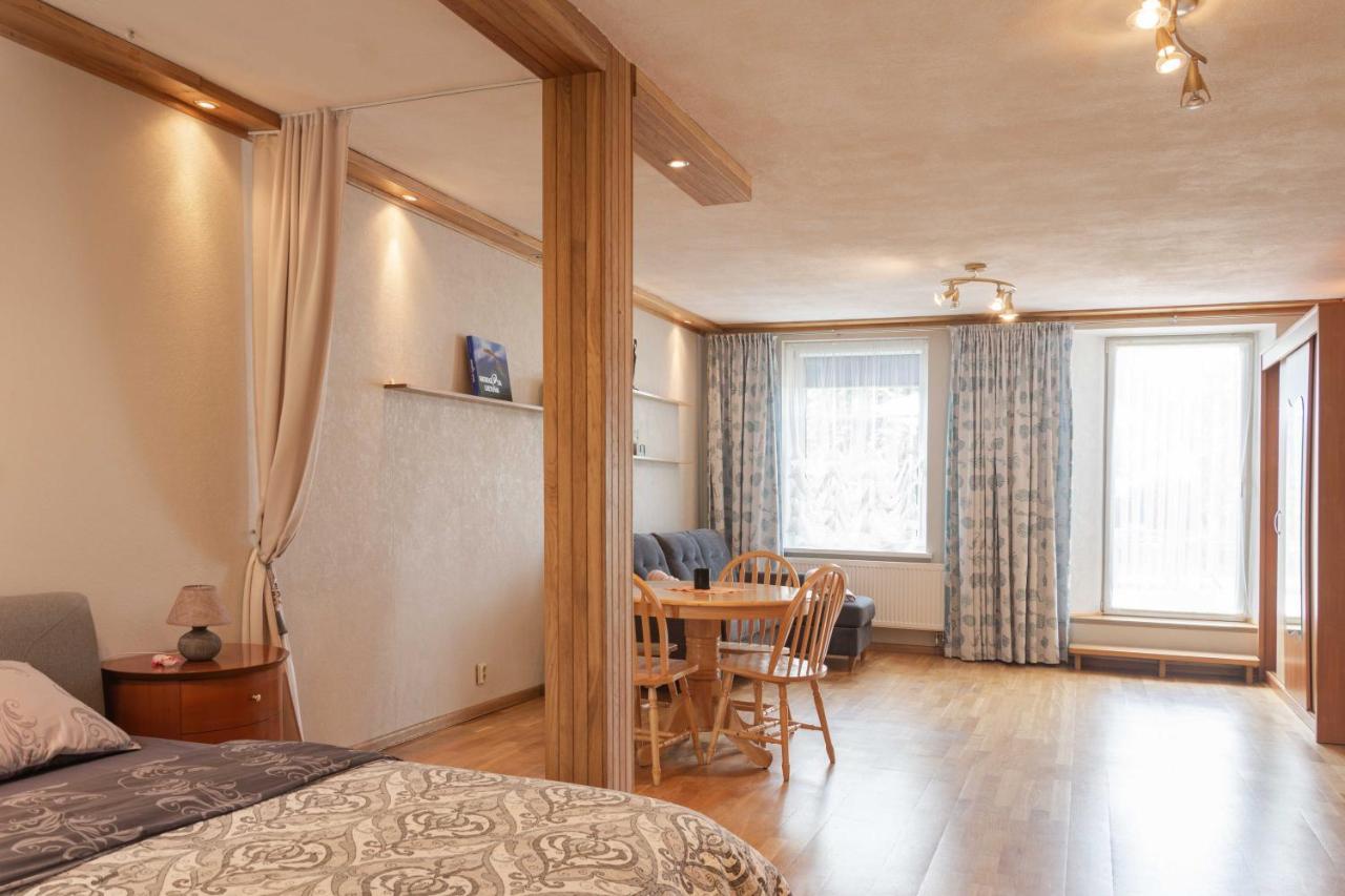 Cozy One Room Apartment With Yard Juodkrantė Kültér fotó